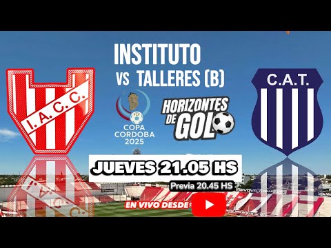 INSTITUTO VS TALLERES DE BERROTARAN l COPA CORDOBA 2025