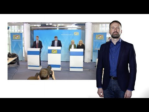 Video in Gebärdensprache: Pressekonferenz zum Coronavirus (13. März 2020) - Bayern