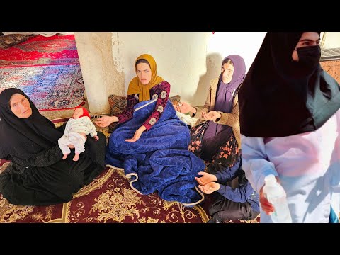 A child born with the hands of a grandmother without any facilities