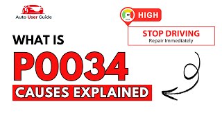 dtc p0034 - қате кодын түсіндіру