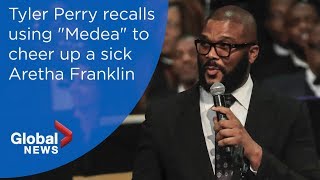 Aretha Franklin funeral: Tyler Perry FULL eulogy