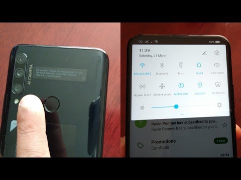 Honor 9X Swipe Fingerprint Sensor To View Notifications