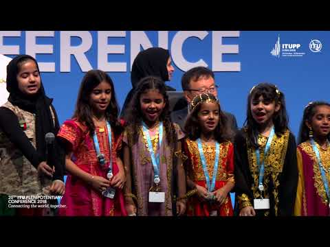 ITU PP-18 Snapshot: Children singing at ITU PP-18