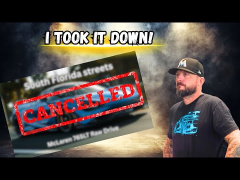 I regret taking down my video about McLaren.