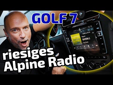 VW Golf 7 | riesiges Autoradio nachrüsten | Alpine X903D-G7 | ARS24