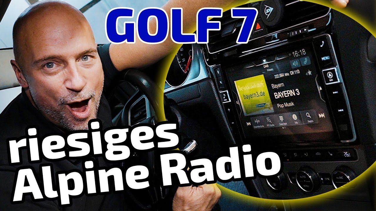 Alpine - X903D-G7 9-Zoll Premium-Infotainment-System für Volkswagen Golf 7  mit Navigationssystem, Apple CarPlay und Android Auto Unterstützung