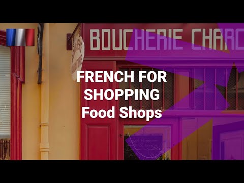 What Are Shops Called in French Food and Drink Stores