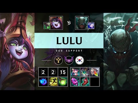 Lulu Support vs Pyke - KR Master Patch 25.06