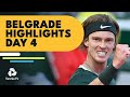 Djokovic Meets Kecmanovic; Rublev, Fognini & More Feature | Belgrade 2022 Highlights Day 4