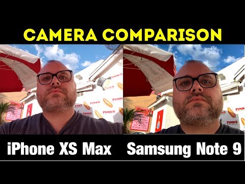 iPhone XS Max vs Samsung Note 9 Camera Comparison