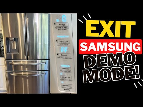 HOW TO Get SAMSUNG Refrigerator out of Demo / Shop / Factory Mode