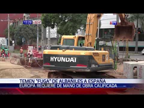 Temen fuga masiva de albañiles rumbo a España