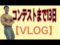 【VLOG】【コンテストまで13日】