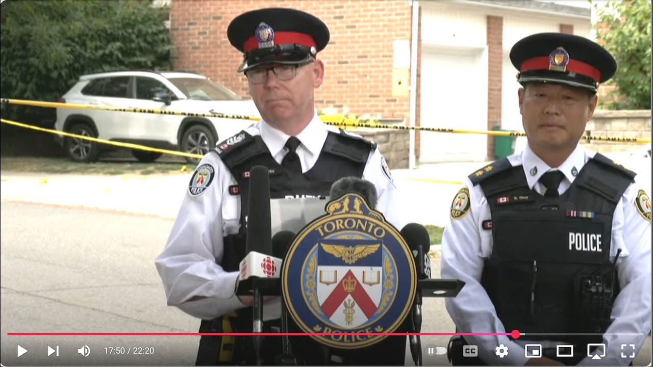 Shooting in the area of King St. West and Sudbury St. News Conference August 8th, 2025