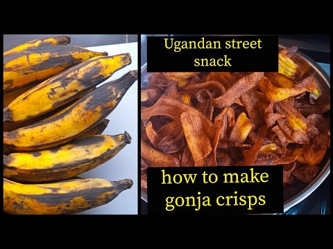 How to make crispy gonja using ripe plantain/Ugandan street snack. #plantain #explained