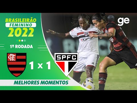 Gols e lances de Flamengo x São Paulo