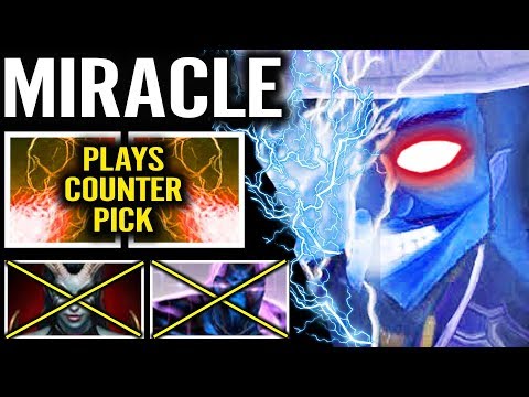 Counter Pick Plays MIRACLE Storm Spirit vs QoP EnigMa Dota 2 Gameplay