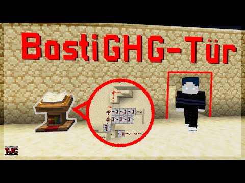 A DOOR for @BastiGHG | Redstone Tutorial | Secret Door with Reading Desk