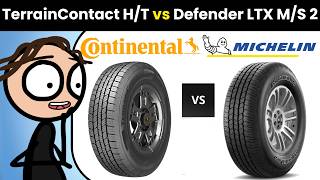 Continental TerrainContact H/T vs Michelin Defender LTX M/S 2 (Comparison and Review)