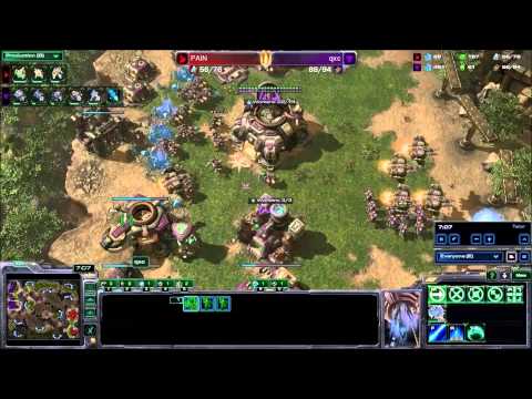 SC2 -- LOTV -- QXC (T) vs Pain (P) on Bridgehead LE