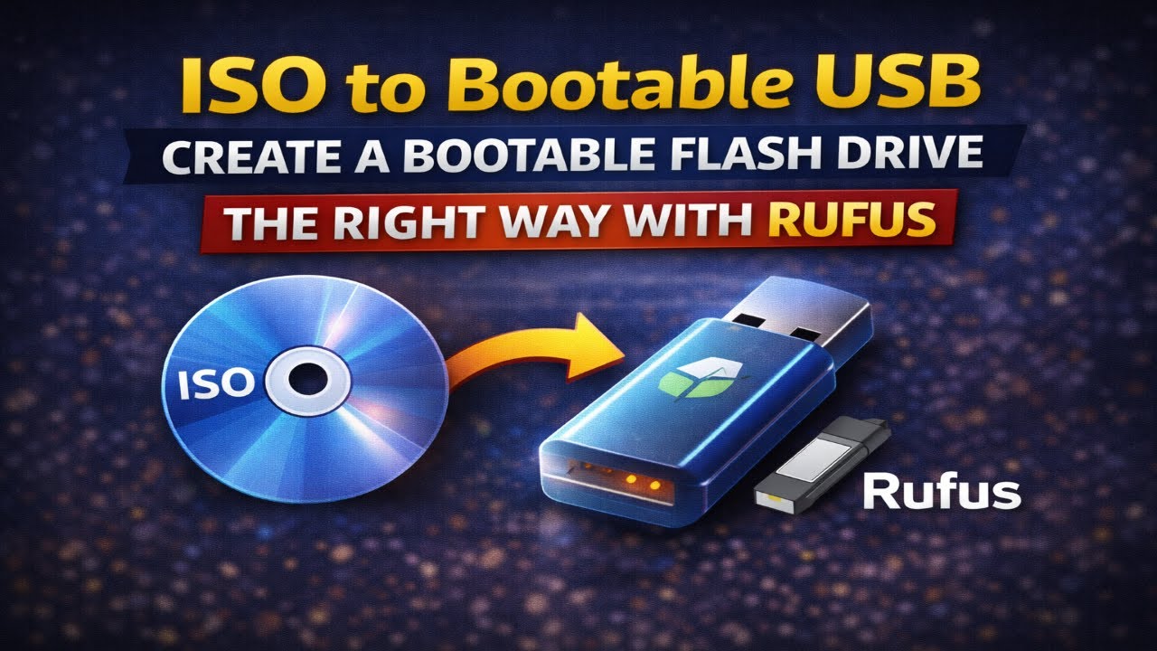 ISO to Bootable USB – Create a Bootable Flash Drive the Right Way with Rufus