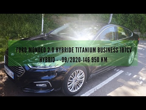 FORD MONDEO 2.0 HYBRIDE TITANIUM BUSINESS -09/2020 - 146 950km -1ère main - TVA récupérable