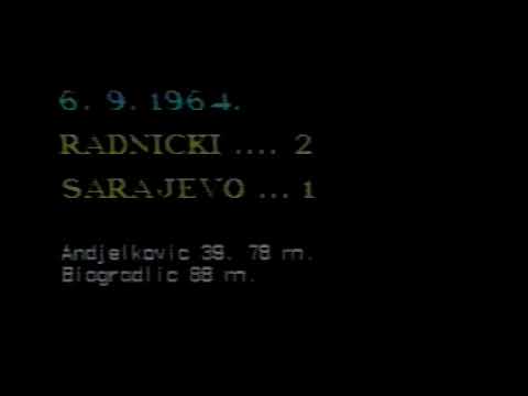 1964/65 Radnički - Sarajevo 2:1