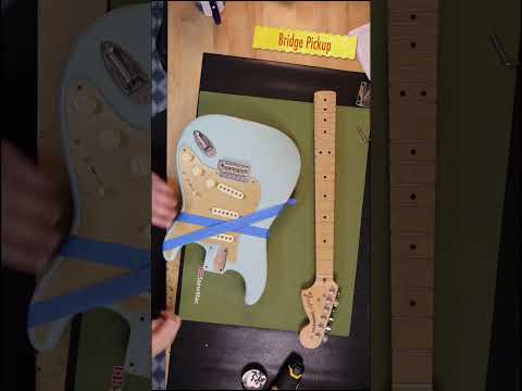 Partscaster Stratocaster 2023 - 'Daphne Blue Light Aged MJT Body Fender USA Neck and Fender Custom Shop Preloaded Pickguard image 22