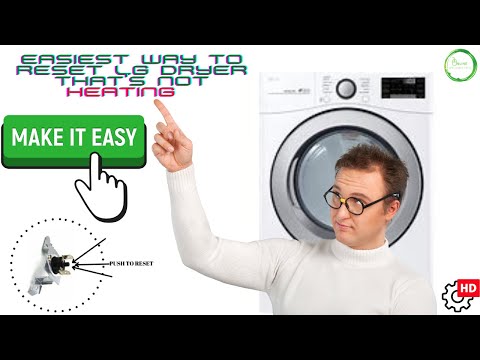 Easiest Way To Reset LG Dryer That's Not Heating [Thermal Fuse Reset]