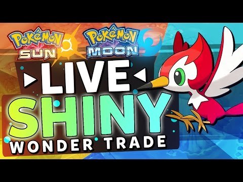 Pokemon Sun and Moon LIVE SHINY Wonder Trade Reaction!