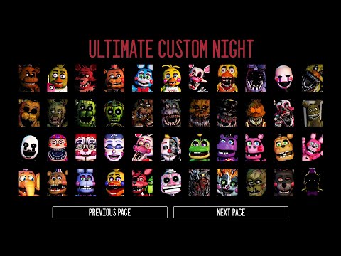 What if the Ultimate Custom Night roster had 100 characters