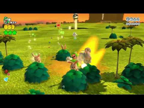 Super Mario 3D World (Switch) 5-4 100% Speedrun - Time: 75 (WR)