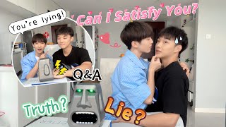 Can I Satisfy You?😳 “Have you ever thought about breaking up?💔”Gay Couple Truth Or Lie Challenge🤣