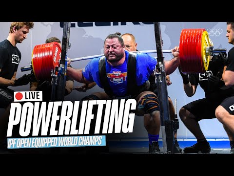 🔴  LIVE World Open Equipped Powerlifting Championships | Women 84+kg & Men 120+kg B-Group II