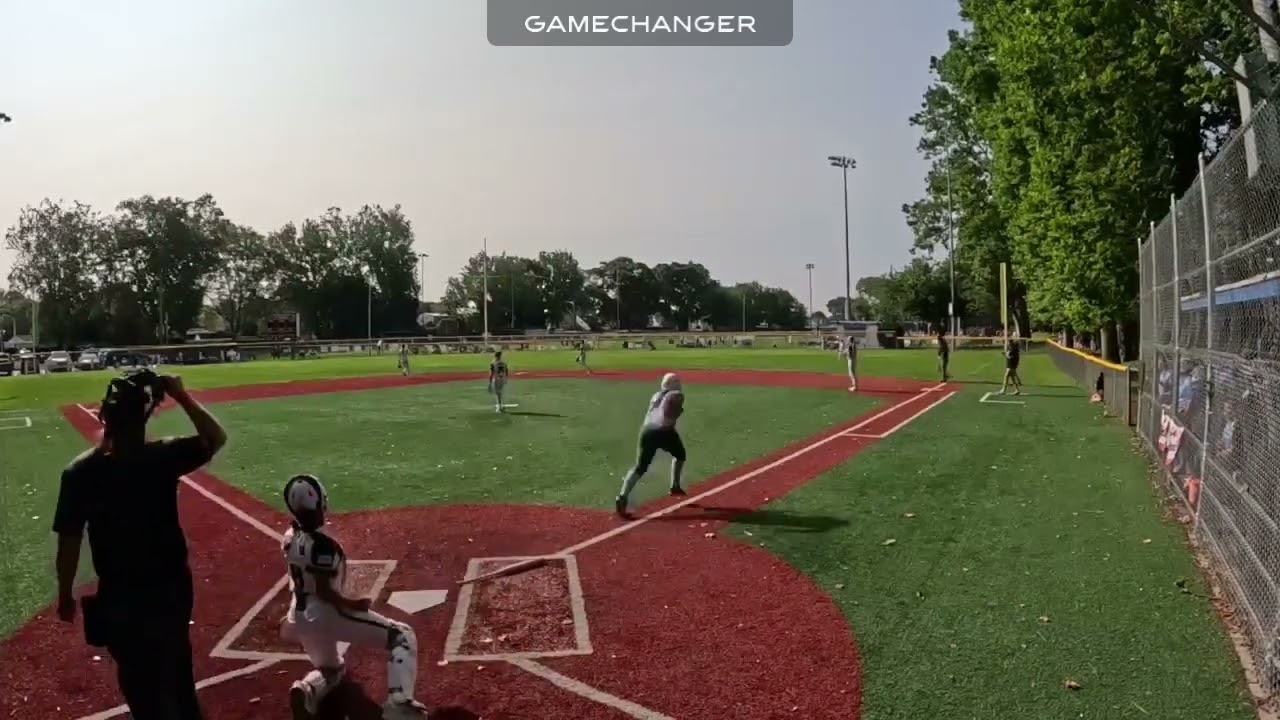 Shannon destroys this 3-1 pitch for a double in the gap.