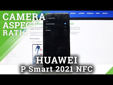 Huawei P Smart 2021 NFC - How to Change Camera Aspect Ratio
