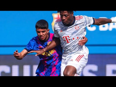 Ilias Akhomach • FC Barcelona Juvenil A vs Bayern München • 14/09/2021
