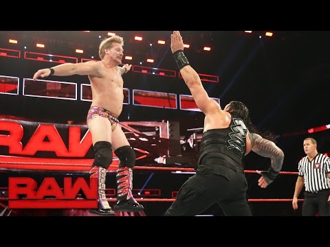 Roman Reigns vs. Kevin Owens & Chris Jericho - United States Title Handicap Match: Raw, Jan. 9, 2017
