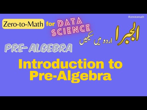 Introduction to Pre algebra prealgebra 1 11
