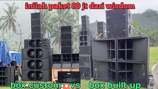 Download lagu paket 80jt dari wisdom full built up vs box cobre custom lokal, pilih mana kira' lurr🤤 mp3