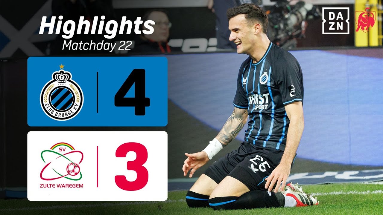 Club Brugge KV vs SV Zulte Waregem Highlights