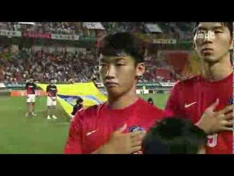 Korea VS Peru National Anthem 애국가 제창 by 백현