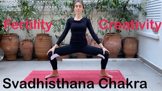 SWADHISTHANA CHAKRA activation | Sacral chakra yoga poses | Yoga for fertility and sexual energy
