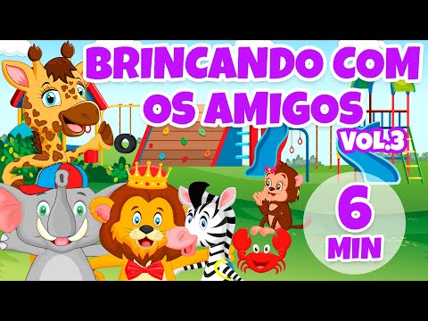 Brincando com os Amigos Vol. 3 - Giramille 6 min | Desenho Animado Musical