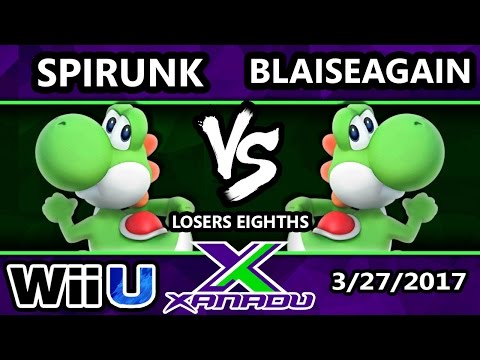 S@X 195 - Spirunk (Yoshi) Vs. BlaiseAgain (Yoshi) - SSB4 Losers Eighths - Smash for Wii U - Smash 4