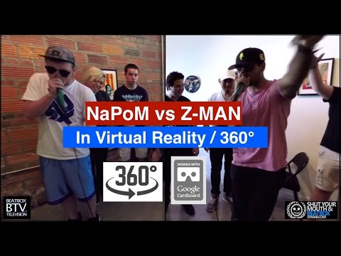 NaPoM vs Z-Man / VR 360° Beatbox Battle