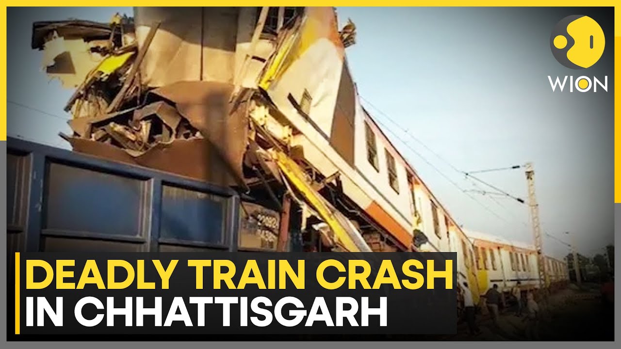 Chhattisgarh Train Accident: 11 Killed, in Passenger Train-Goods Train Collision in Bilaspur | WION