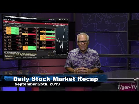 September 25th 2019, Daily Stock Market Recap with Tom O'Brien