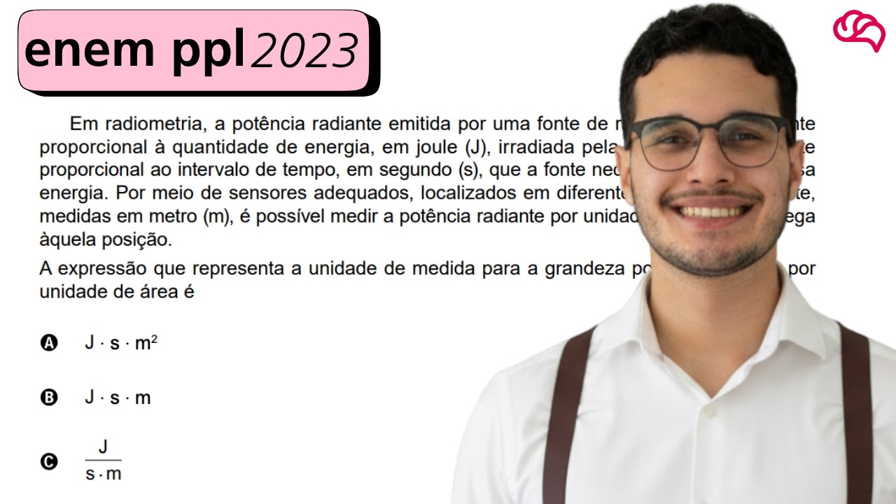 Resolução em Vídeo — Questão 156 ENEM 2023 PPL