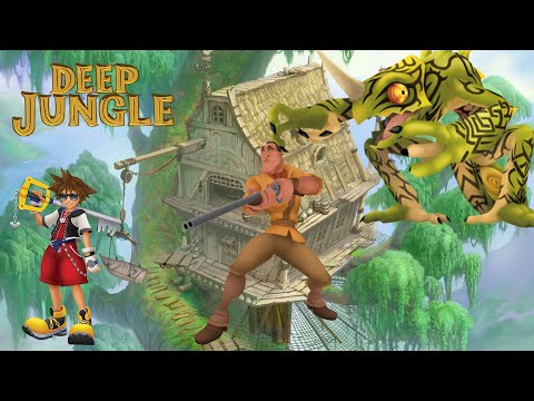 Kingdom Hearts Final Mix Walkthrough Part 5 (Deep Jungle)